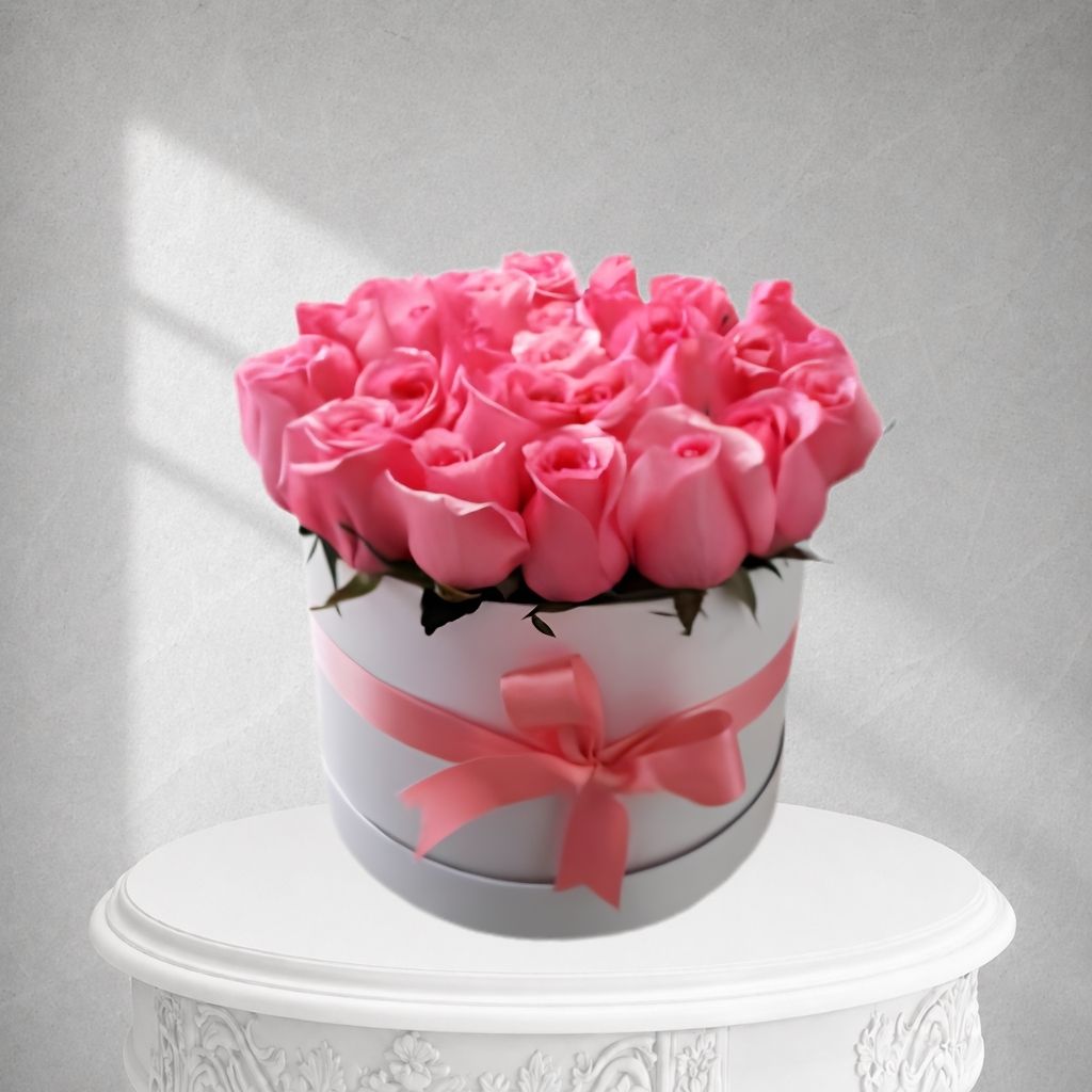 24 rosas rosada