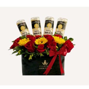 “Arreglos Florales con rosas, girasoles y cervezas  en cusco