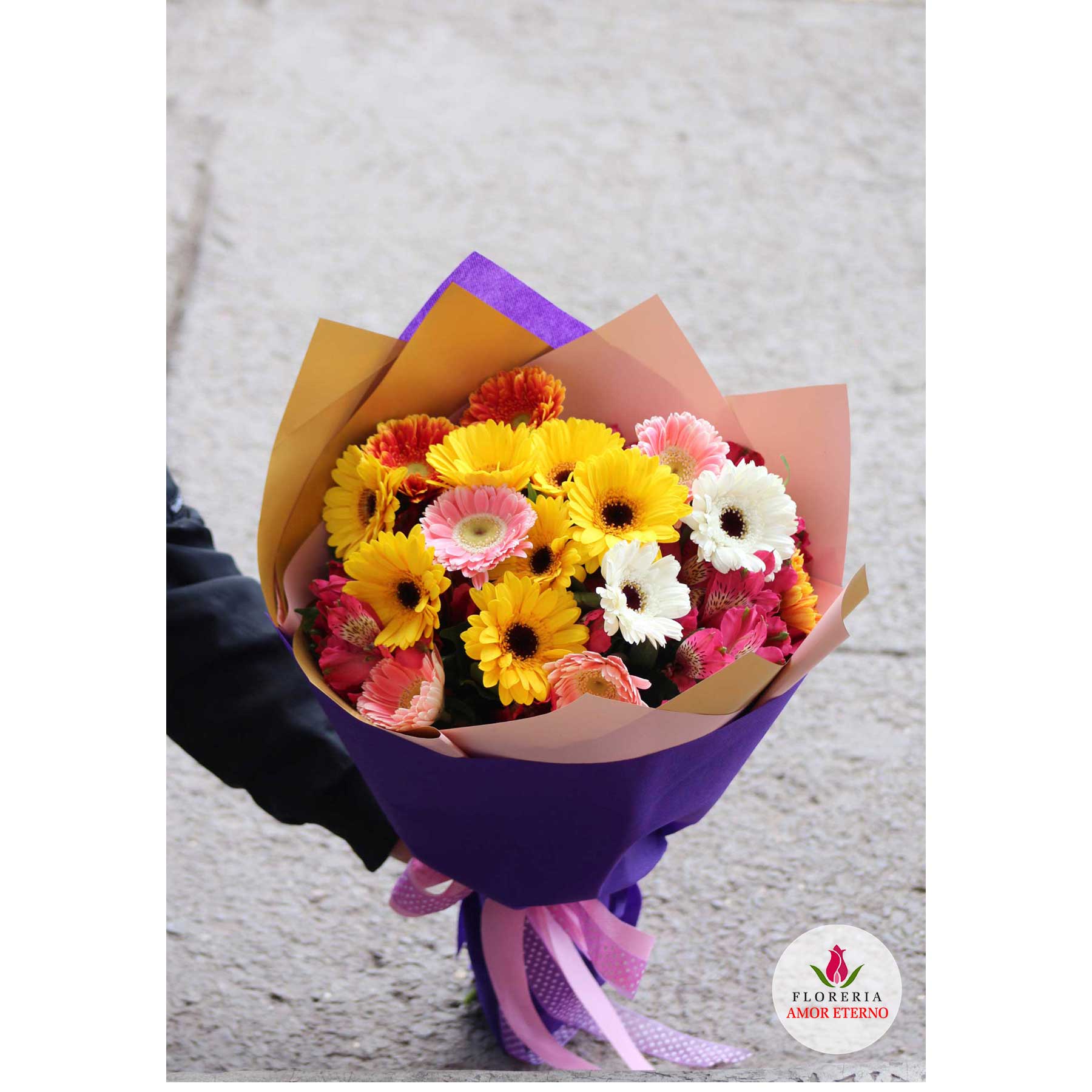 ramo de gerberas eterna primavera
