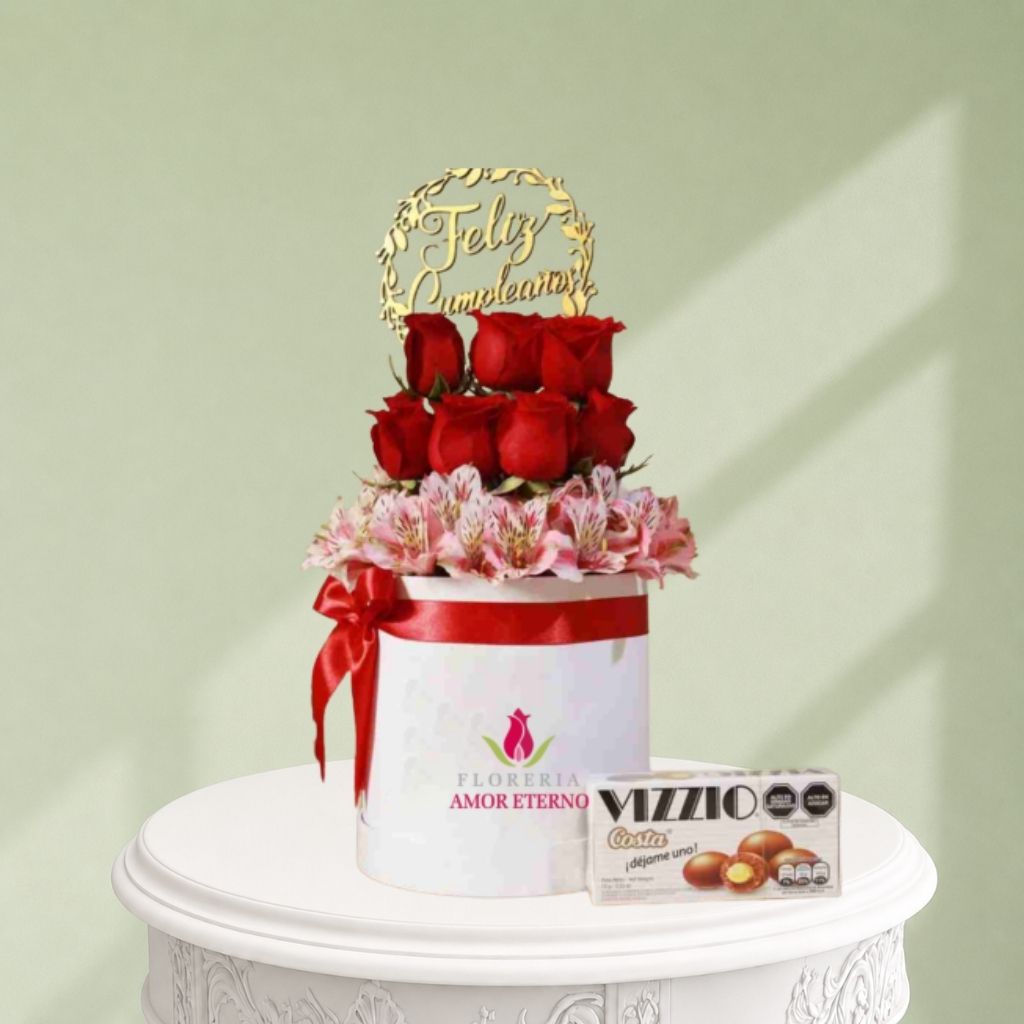 Arreglo floral para cumpleaños